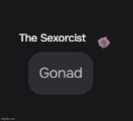 Gonad | image tagged in gonad | made w/ Imgflip meme maker
