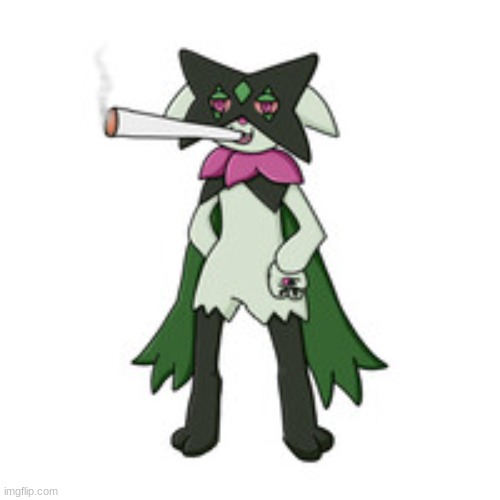 meowscarada with blunt | image tagged in meowscarada with blunt | made w/ Imgflip meme maker