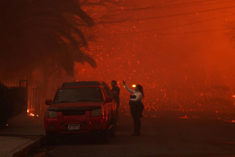 LA Fires Blank Meme Template