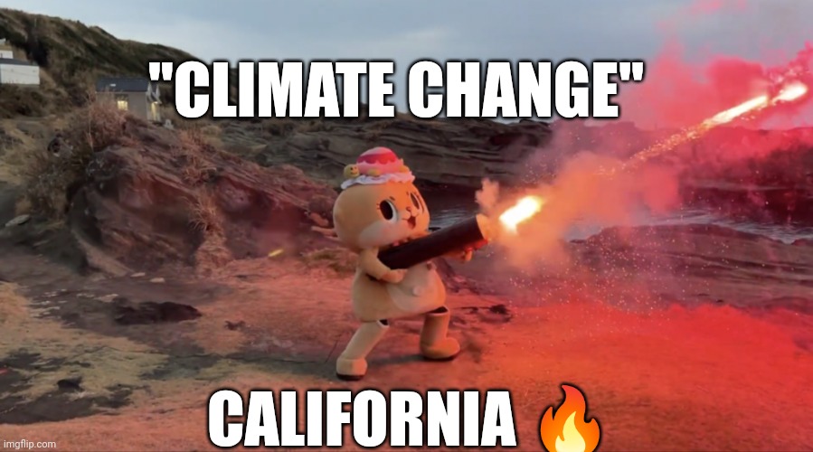 "CLIMATE CHANGE"; CALIFORNIA 🔥 | made w/ Imgflip meme maker