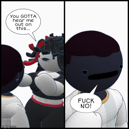 Claire and Amari hear me out | image tagged in claire and amari hear me out | made w/ Imgflip meme maker