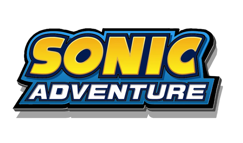 Sonic Adventure logo (SADX style) Blank Meme Template
