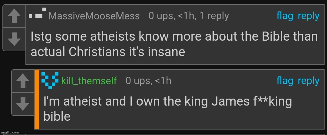 when the nonreligious know more about religion than the religious | made w/ Imgflip meme maker