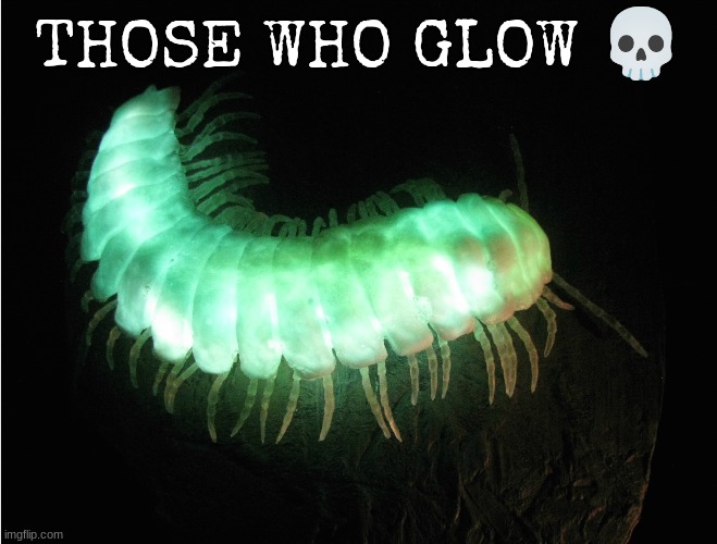 THOSE WHO GLOW 💀 | made w/ Imgflip meme maker