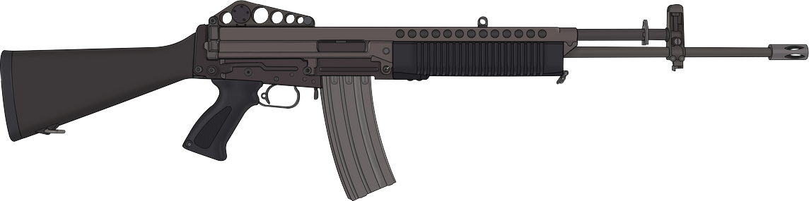 Stoner 63 Assault Rifle(Re-Arranged.) Blank Meme Template