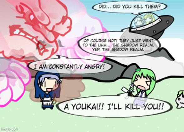 image tagged in memes,touhou | made w/ Imgflip meme maker