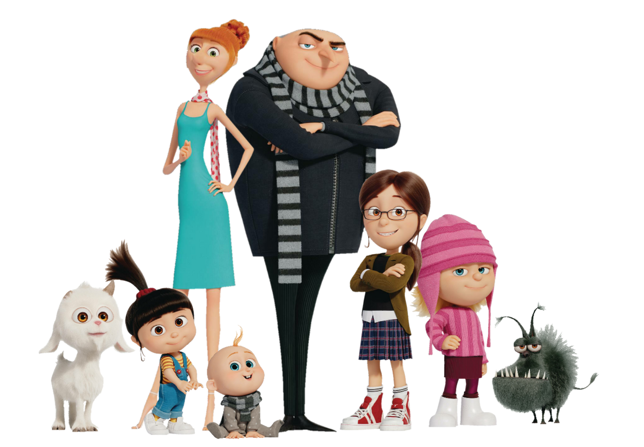 The gru family Blank Meme Template