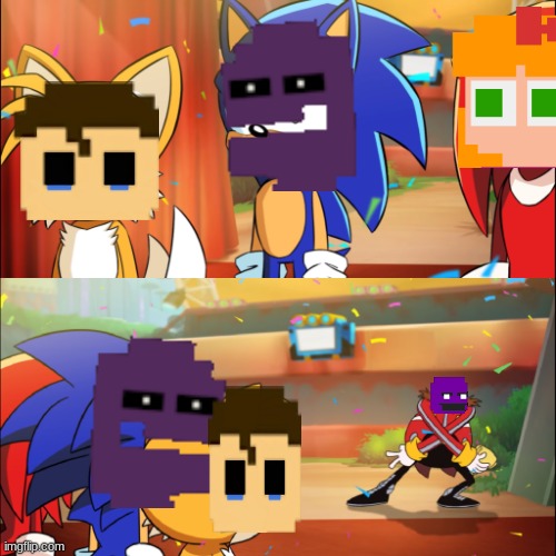 DAMMIT WIlLIAM | image tagged in team sonic eggman dance | made w/ Imgflip meme maker