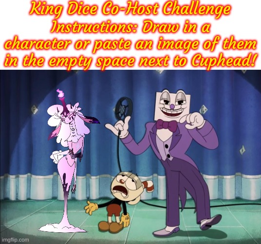 The King Dice Co-Host Challenge: Belphegor! | image tagged in king dice co-host challenge | made w/ Imgflip meme maker