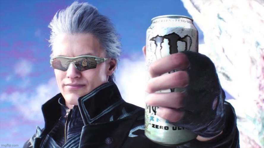 vergil monster | image tagged in vergil monster | made w/ Imgflip meme maker