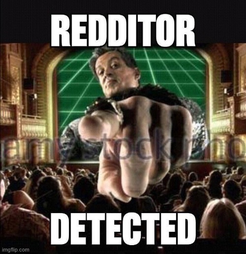 Redditor detected | image tagged in redditor detected | made w/ Imgflip meme maker