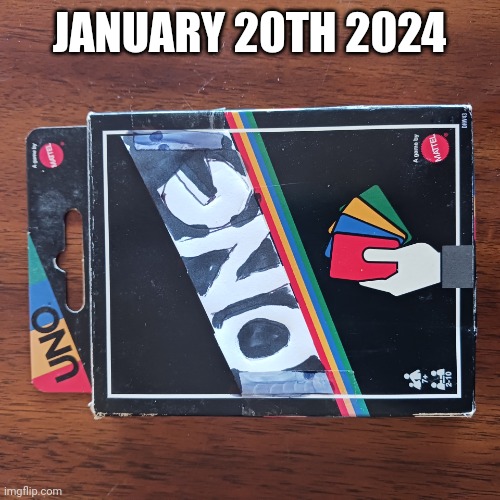 One | JANUARY 20TH 2024 | image tagged in one | made w/ Imgflip meme maker