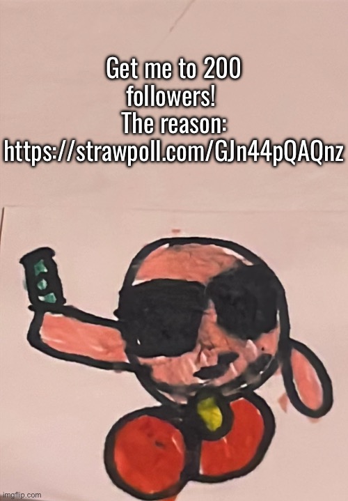 Rich Kirby | Get me to 200 followers! 
The reason: https://strawpoll.com/GJn44pQAQnz | image tagged in rich kirby | made w/ Imgflip meme maker