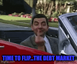 $USDEBT - Flip the debt market | TIME TO FLIP...THE DEBT MARKET | image tagged in gifs,memes,crypto | made w/ Imgflip video-to-gif maker