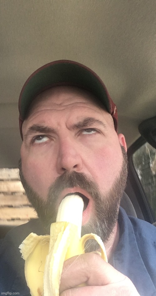 Eating a banana | image tagged in eating a banana | made w/ Imgflip meme maker