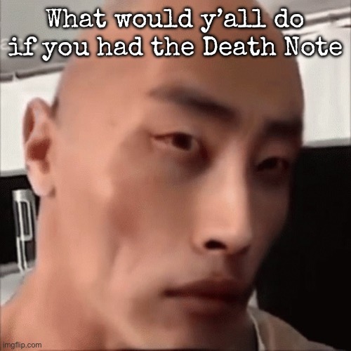 da chinese wok | What would y’all do if you had the Death Note | image tagged in da chinese wok,msmg | made w/ Imgflip meme maker