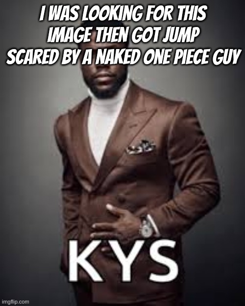 I was looking for this image then got jump scared by a naked one piece guy | made w/ Imgflip meme maker