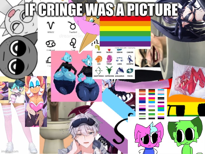 IF CRINGE WAS A PICTURE Blank Meme Template