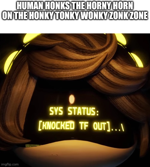 May induce stokes | HUMAN HONKS THE HORNY HORN ON THE HONKY TONKY WONKY ZONK ZONE | image tagged in gn chat | made w/ Imgflip meme maker