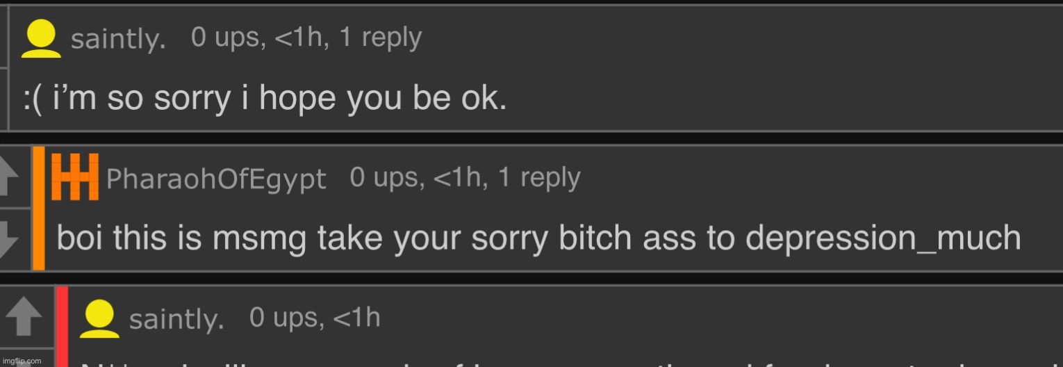dam all i said was “i hope your ok” this kinda edgy | made w/ Imgflip meme maker