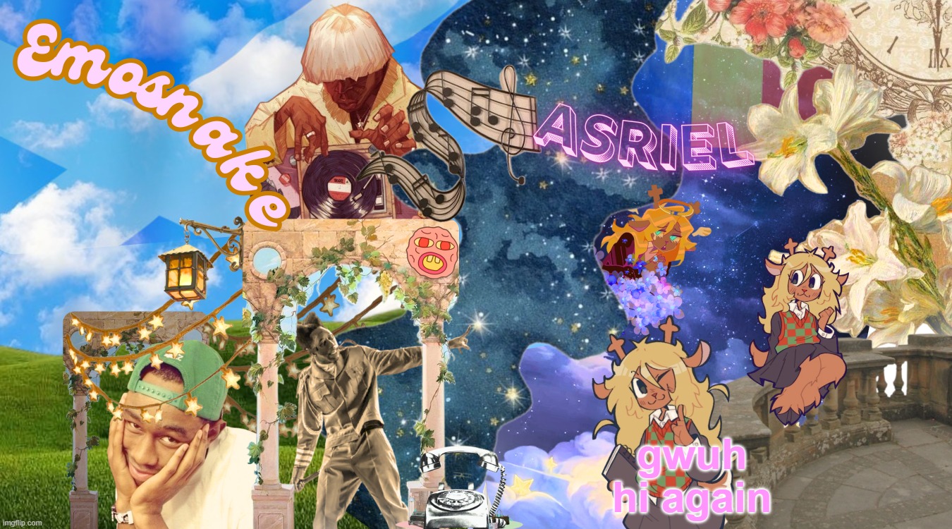 emosnake and asriel template (by asriel) | gwuh
hi again | image tagged in emosnake and asriel template by asriel | made w/ Imgflip meme maker