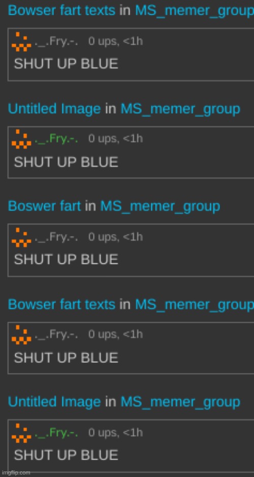 SHUT UP BLUE | image tagged in shut up blue | made w/ Imgflip meme maker