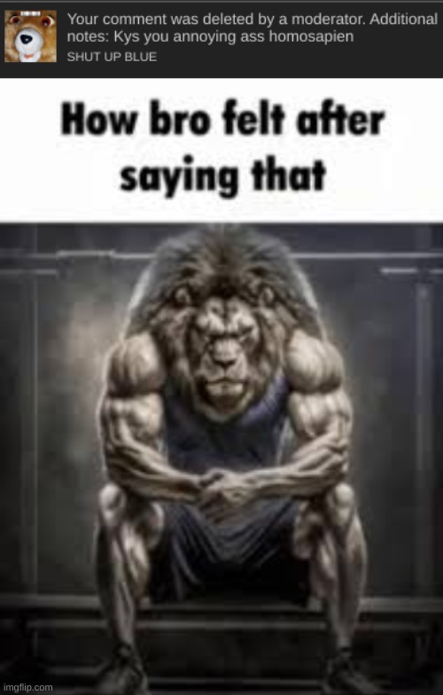 image tagged in how bro felt after saying that | made w/ Imgflip meme maker