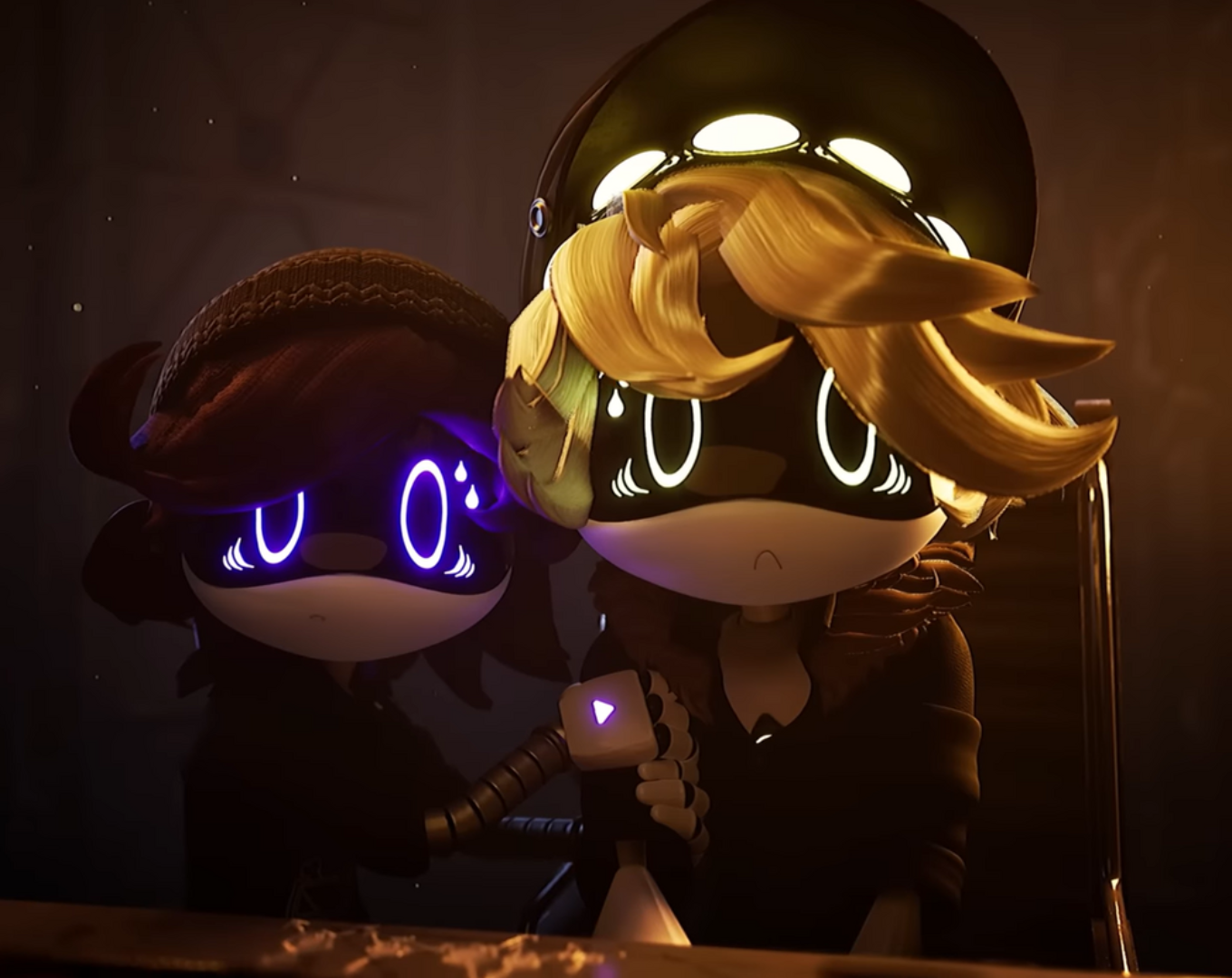 Uzi & N Murder Drones Blank Meme Template
