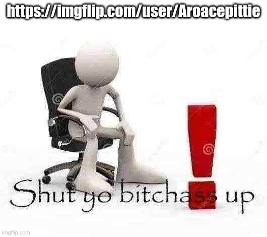 commenting on an old ahh post | https://imgflip.com/user/Aroacepittie | image tagged in shut yo bitchass up | made w/ Imgflip meme maker