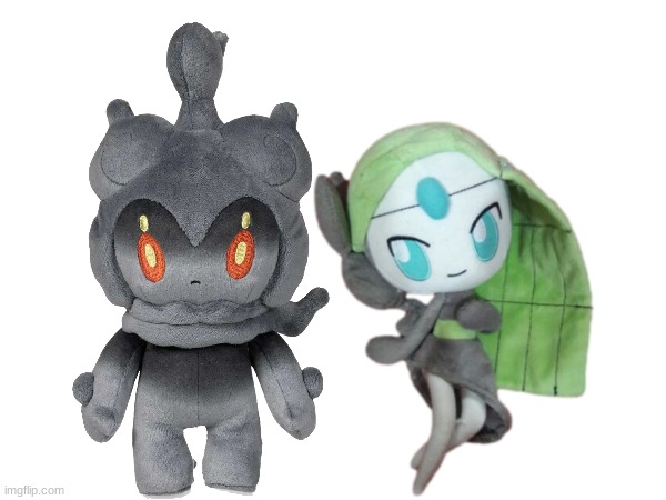 Marshadow and Meloetta plush.mp3 | image tagged in kage and melody,kage,melody | made w/ Imgflip meme maker