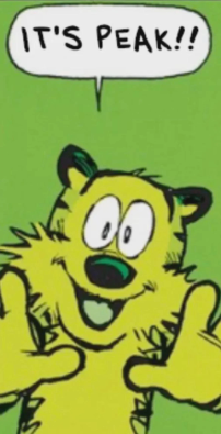 High Quality Hobbes it's peak Blank Meme Template