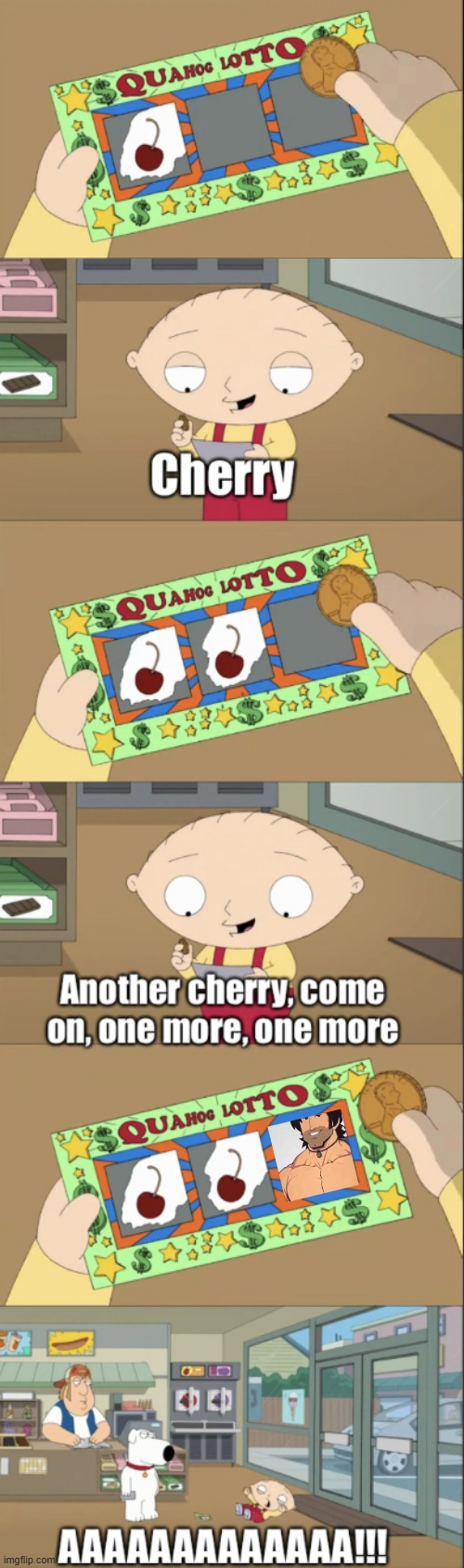 Stewie scratch card | image tagged in stewie scratch card | made w/ Imgflip meme maker