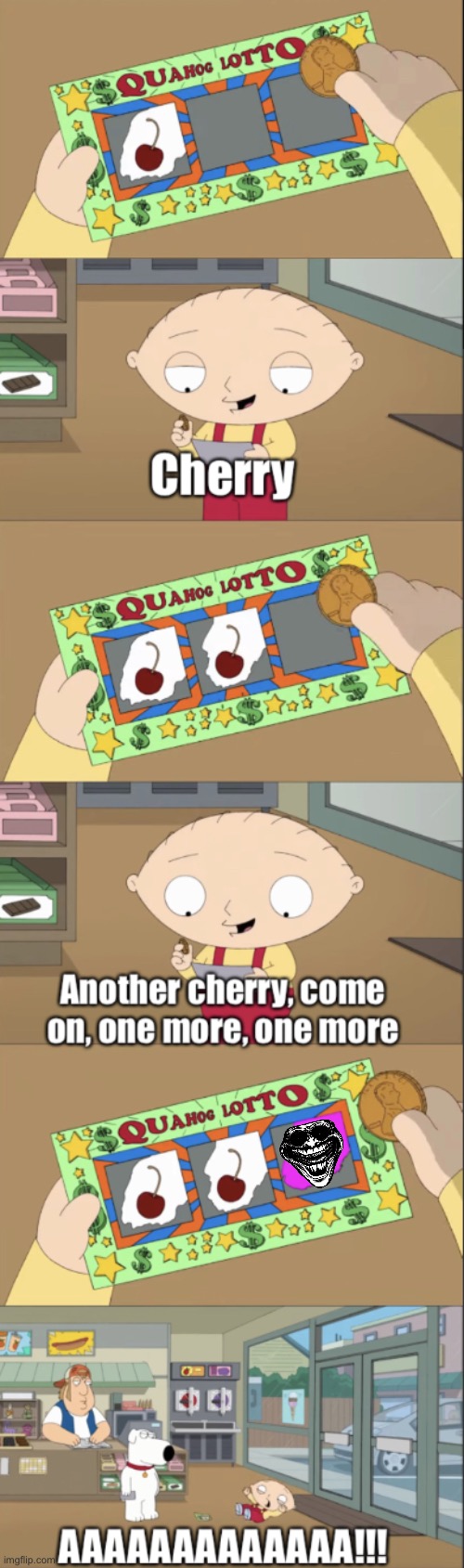 Those who- | image tagged in stewie scratch card | made w/ Imgflip meme maker