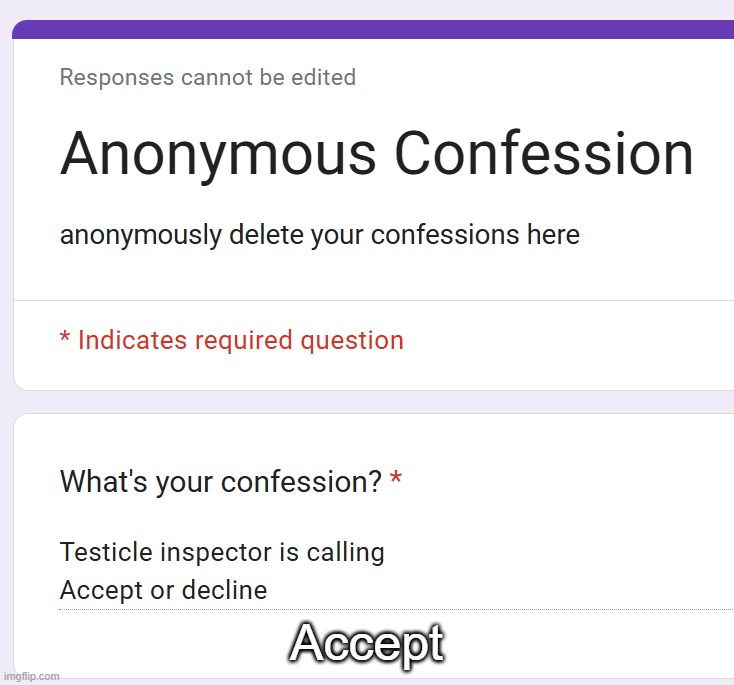 Accept | made w/ Imgflip meme maker