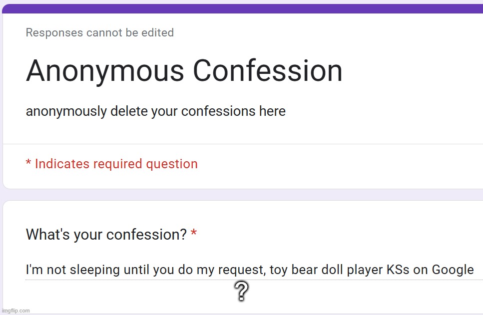 ? | made w/ Imgflip meme maker