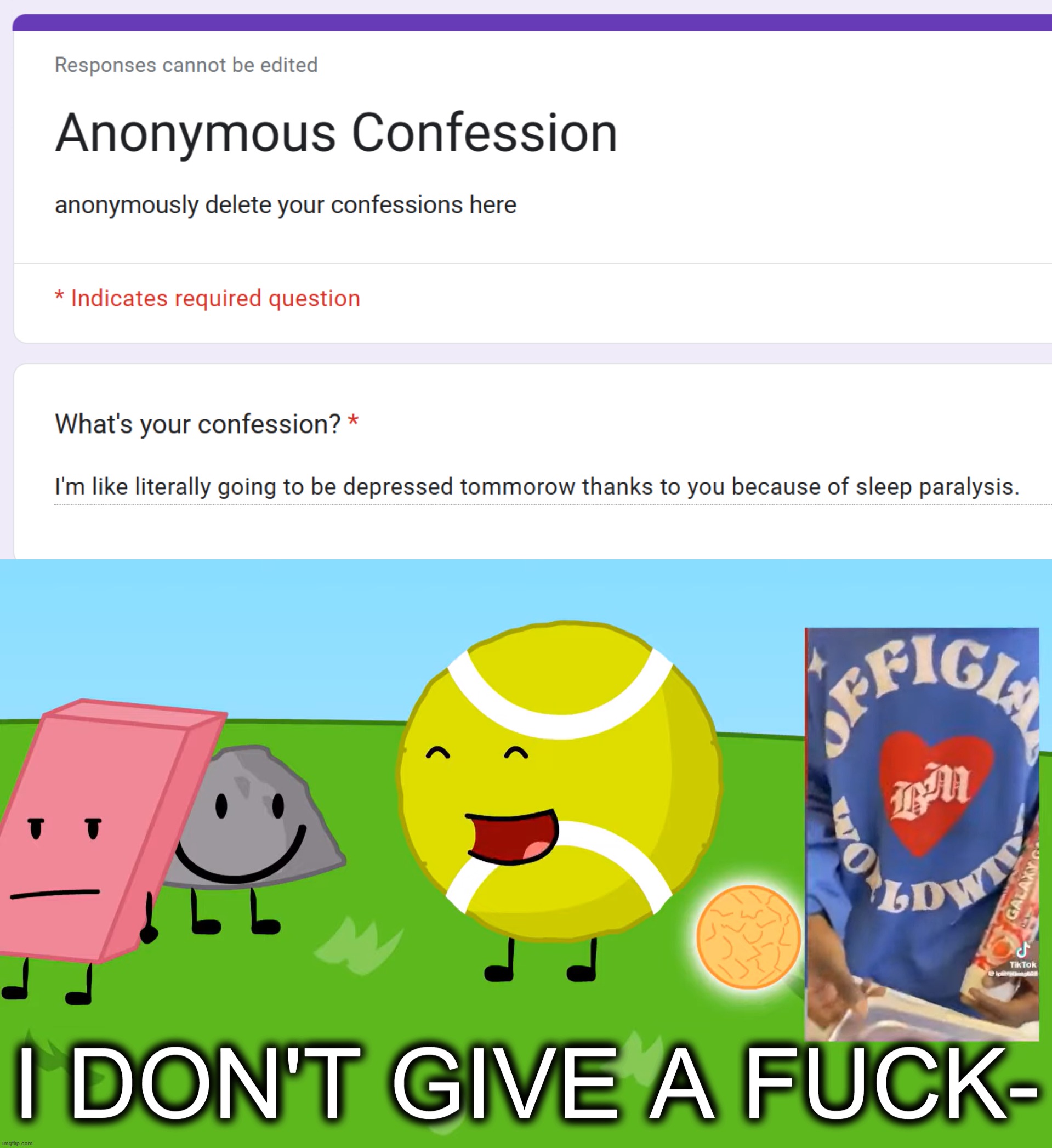 image tagged in i don't give a fuck | made w/ Imgflip meme maker