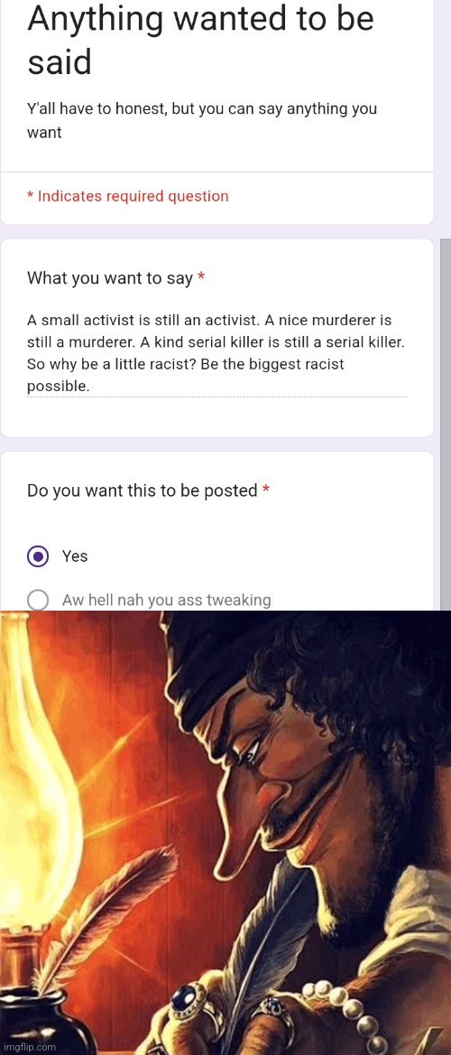 image tagged in blackbeard writing | made w/ Imgflip meme maker