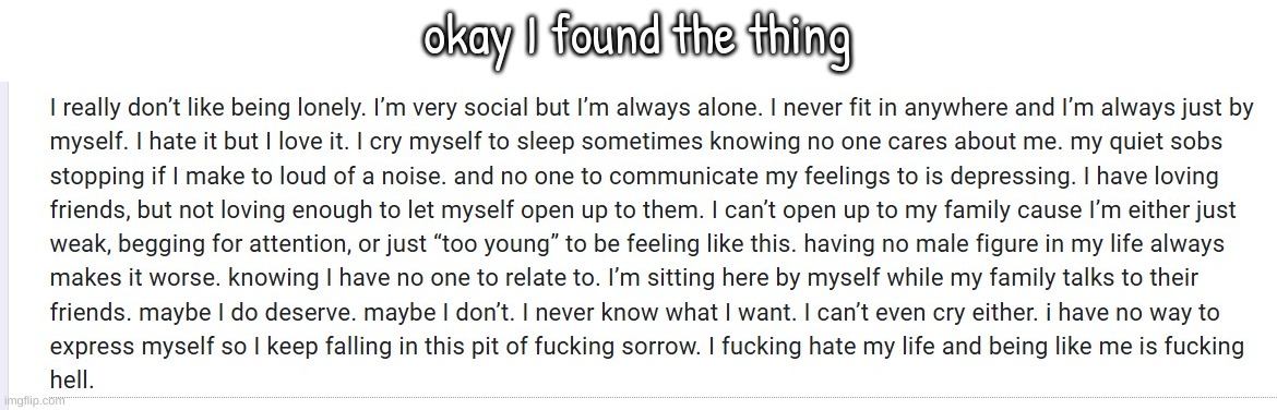 okay I found the thing | made w/ Imgflip meme maker