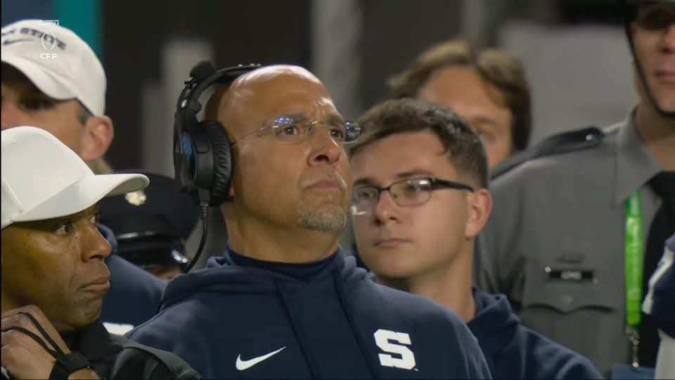 James Franklin Concentrating Blank Meme Template