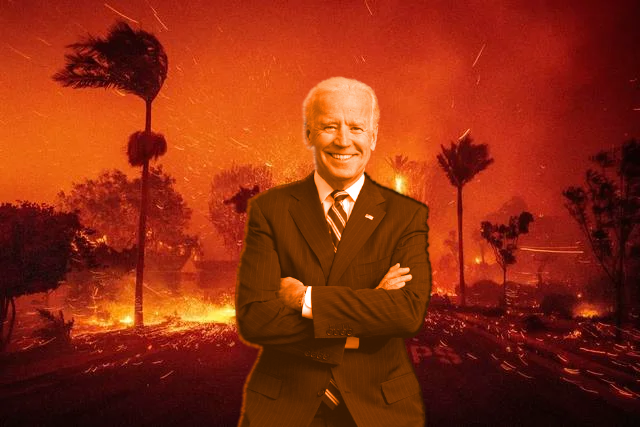 LA Biden Fire Blank Meme Template