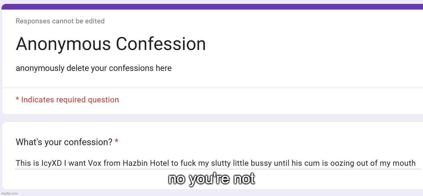 no you're not | made w/ Imgflip meme maker