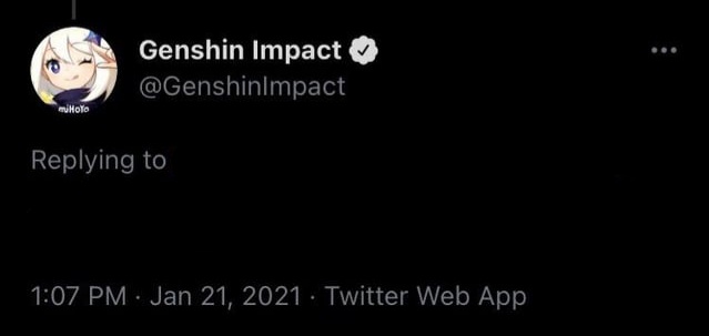 Genshin Impact Tweet Blank Meme Blank Meme Template