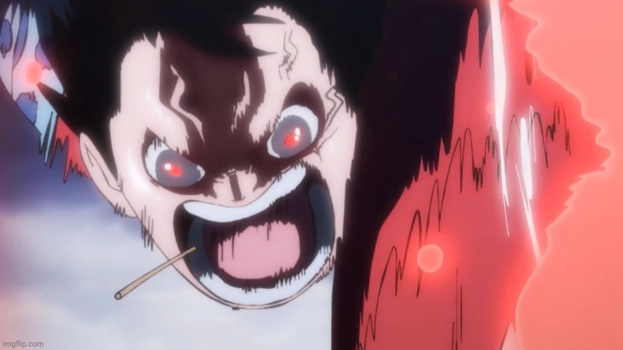 Luffy screaming | image tagged in luffy screaming | made w/ Imgflip meme maker