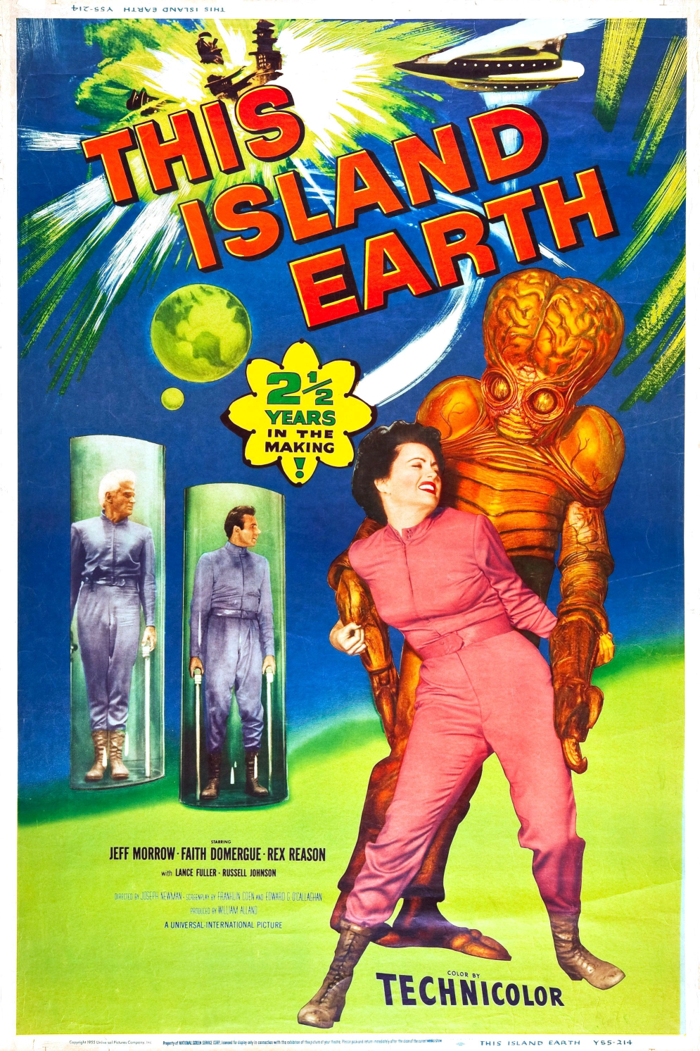 Science Fiction SF movie poster 1950s Blank Meme Template