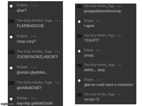 gang is this an average conversation | made w/ Imgflip meme maker