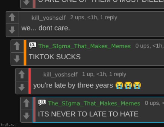 i used to be like them. it's a phase they'll grow out of. | made w/ Imgflip meme maker