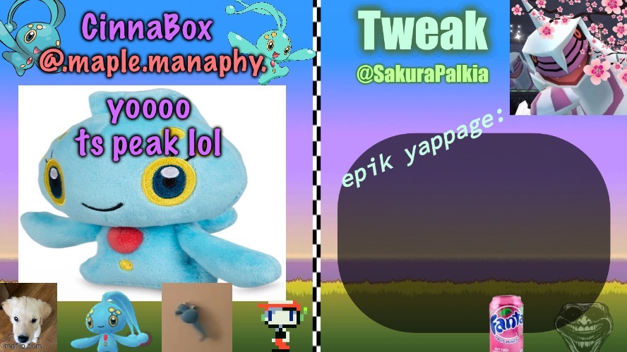 CinnaBox and Tweak shared temp | yoooo ts peak lol | image tagged in cinnabox and tweak shared temp | made w/ Imgflip meme maker