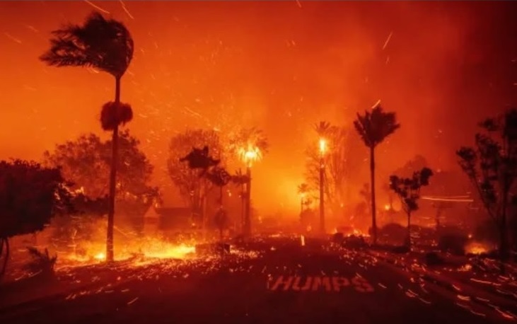 Los Angeles Fire Blank Meme Template