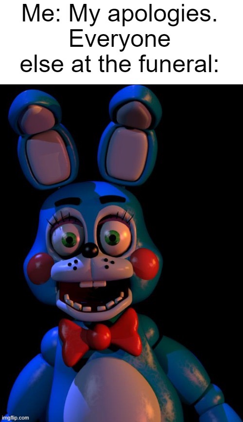 image tagged in toy bonnie fnaf,hold up | made w/ Imgflip meme maker