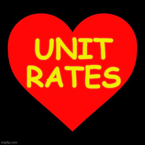 Heart | UNIT
RATES | image tagged in heart | made w/ Imgflip meme maker